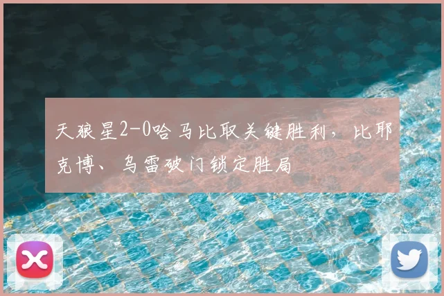天狼星2-0哈马比取关键胜利，比耶克博、乌雷破门锁定胜局
